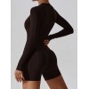 Гладкий комбенизон Shorts Body Crop top model 69